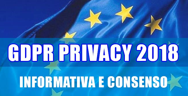 GDPR 2018 - Informativa e Privacy